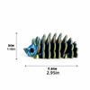 2Pcs Pinecone Colorful Hedgehog Figurine 3D Printed Animal Ornament  Desk Decor
