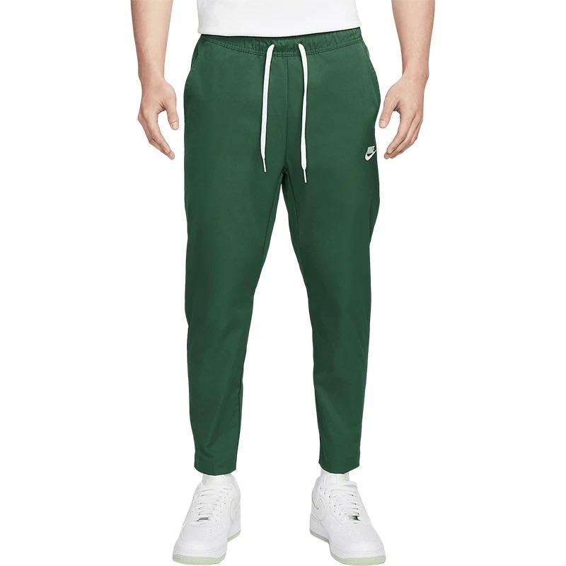Nike Повседневные брюки мужские зеленые умеренные спортивные штаны Dx0625-323
