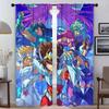 Светонепроницаемая штора Saint Seiya для комнаты 2 панели тюль для спальни современные шторы для гостиной украшение на Хэллоуин для дома