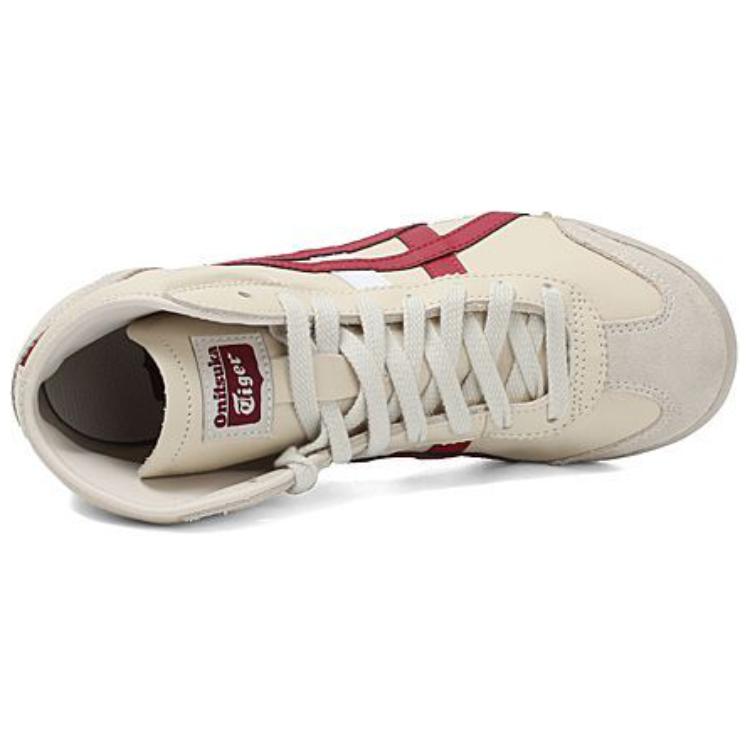 ONITSUKA TIGER Мексика Mid Runner Повседневные Удобные Кроссовки Средней Высоты Унисекс Бежевый HL328-0226