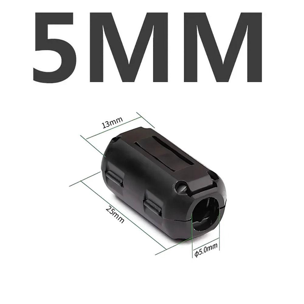 1 шт. Подавитель шумов Анти-помехи Магнитное кольцо EMI RFI Дроссель Клипса Кабельный фильтр