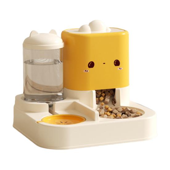Автоматическая кормушка для кошек 2-в-1, диспенсер для воды, многоцелевая, для маленьких кошек, собак, щенков, миска для кормления едой и водой, товары для питомцев