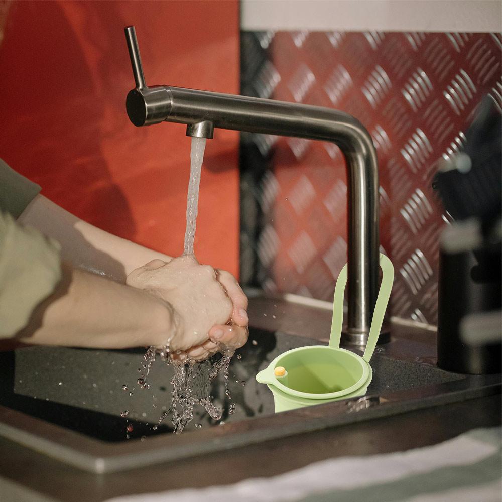 Openable Bottom Cover Sink Hanging Strainer Basket Fruit Clean Filter Rack  Kitchen Accessories