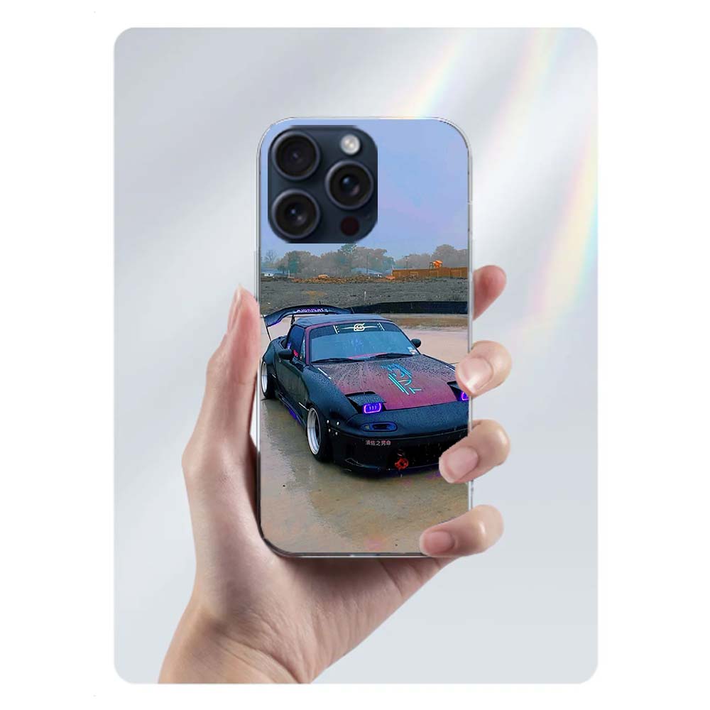 Mx5 M-Miata Clear Phone Case For Iphone 17 Air 16 Pro Max 15 Pro 14 Plus 17E 16E 11 13 12 Mini Cover Cases Fundas Cell TPU Capa