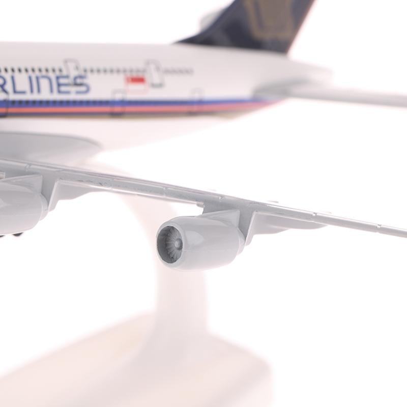 Модель самолета 20 см Boeing A380 Singapore Airlines Самолет Сплав Модель самолета-симулятора Самолет Для детей Игрушки Рождественский подарок