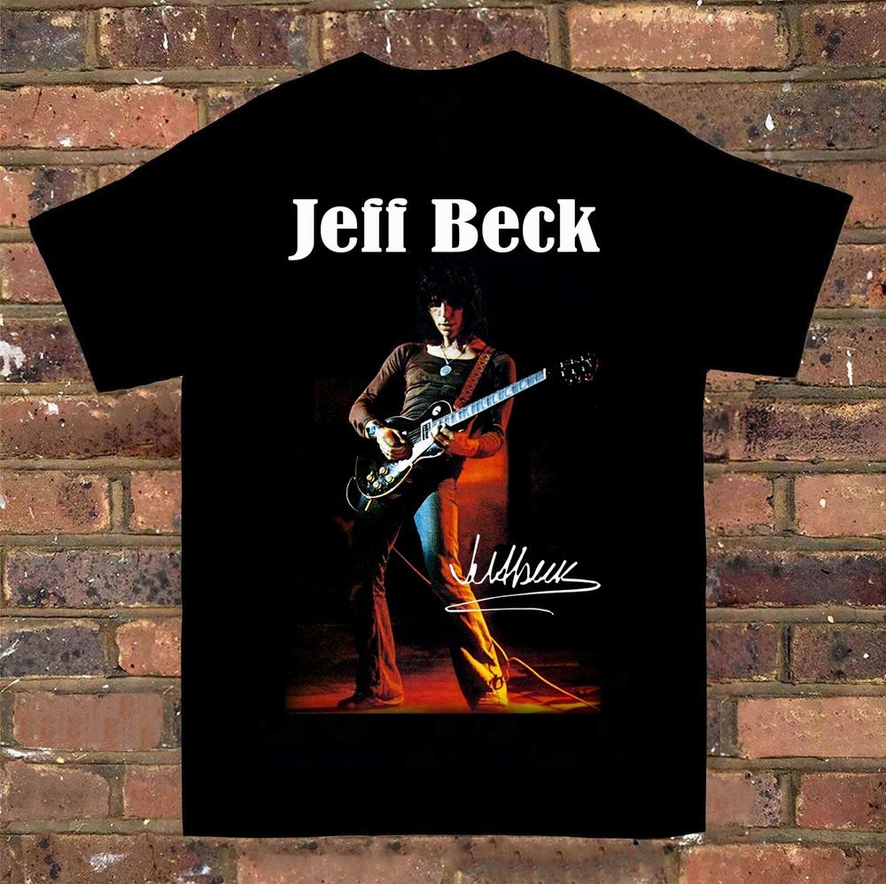 New Popular Jeff Beck Singer Basic Cotton Black S-2345XL Unisex T-Shirt