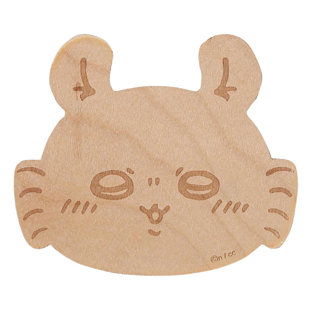 Officially Licensed Chiikawa Wooden Coaster, Approx. 10 X 8 Cm, Momonga Colors, Brown, CKW14-346