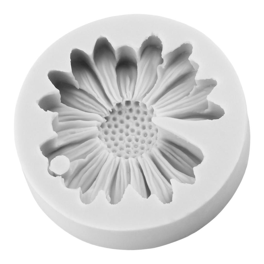 Daisy Flower Silicone Mold Chrysanthemum Flower Fondant Molds Cake Decorating Tools Cupcake Topper Candy Resin Clay Chocolate Gumpaste Mold
