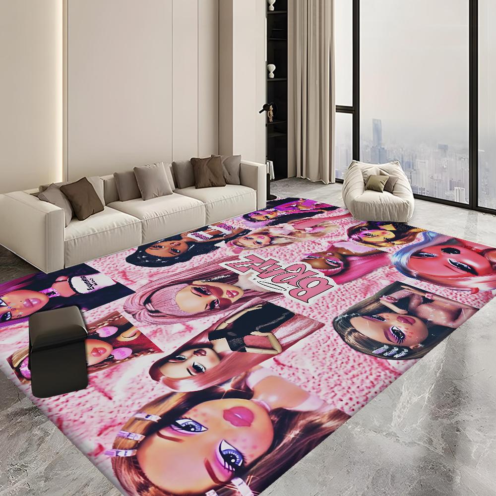 Lovely Bratz cartoon printed Floor Mat Kids Room Bedroom Decoration Balcony Anti-Slip Doormat Living Room Welcome Rug