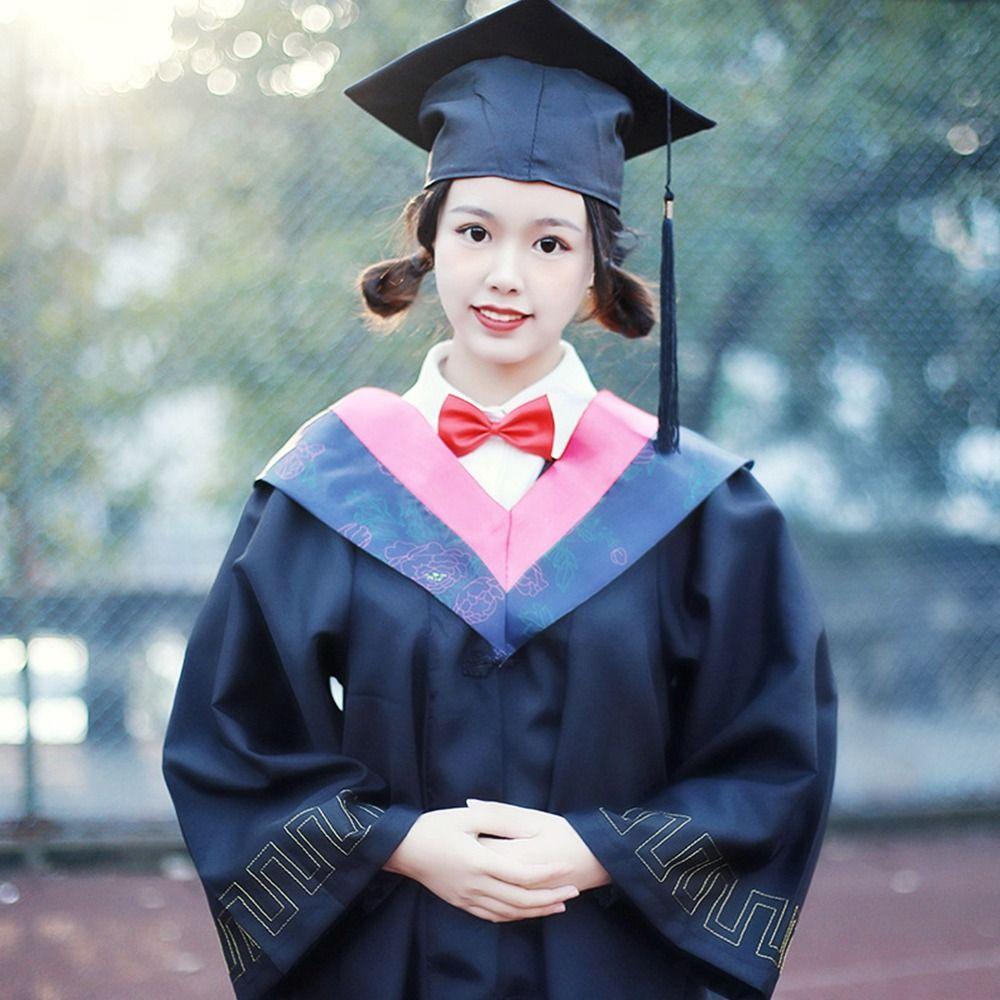 Церемония Поздравляем Выпускника Блеск Съемная Кисточка Комплект Мантии Выпускника Счастливого Выпускного Шляпа-конфедератка