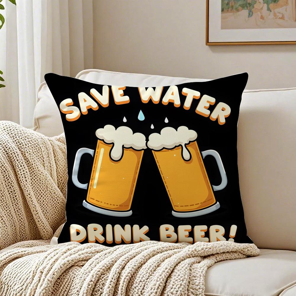 Street Trendy Toys Millennial Style Cushion Cover Linen Pillowcase Soft for Sofa Bed Home Room Decor