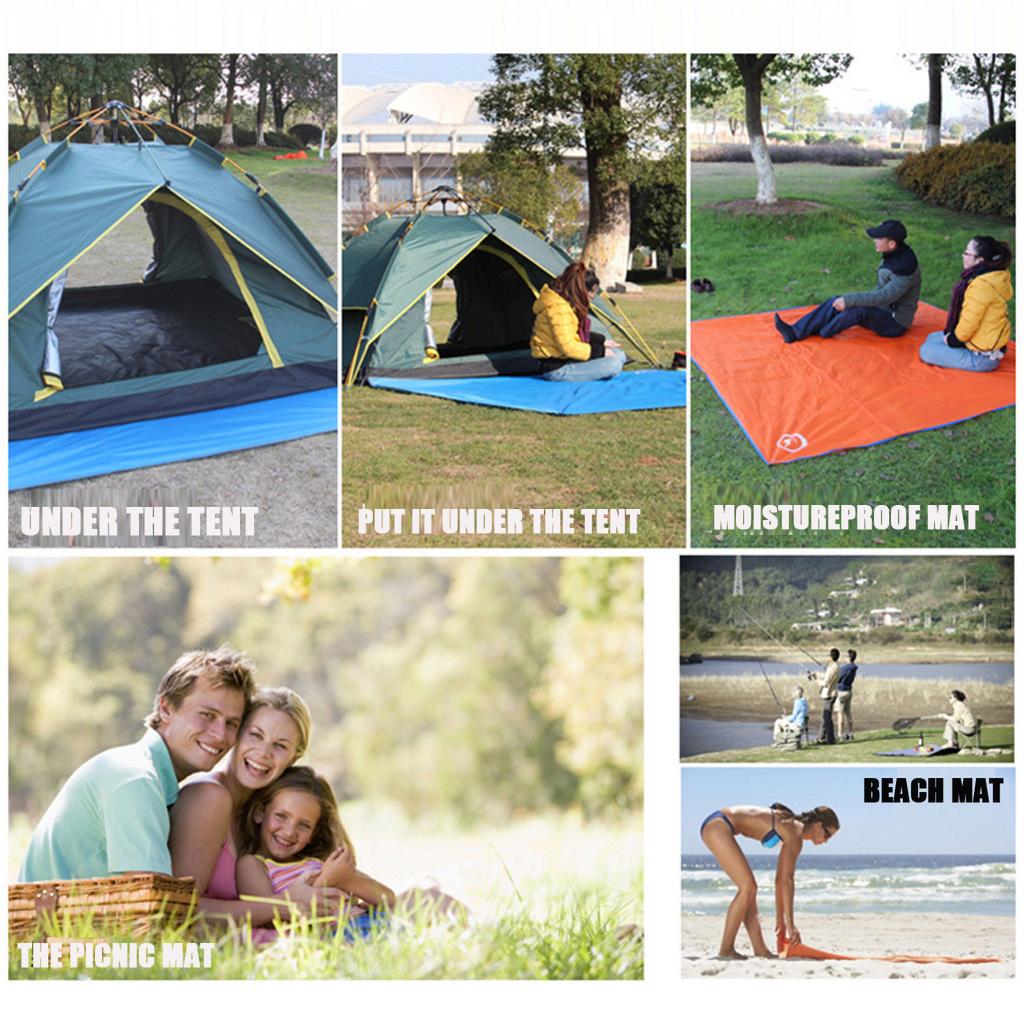 Пляжное одеяло, одеяло для пикника на открытом воздухе, большой водонепроницаемый пляжный коврик без песка