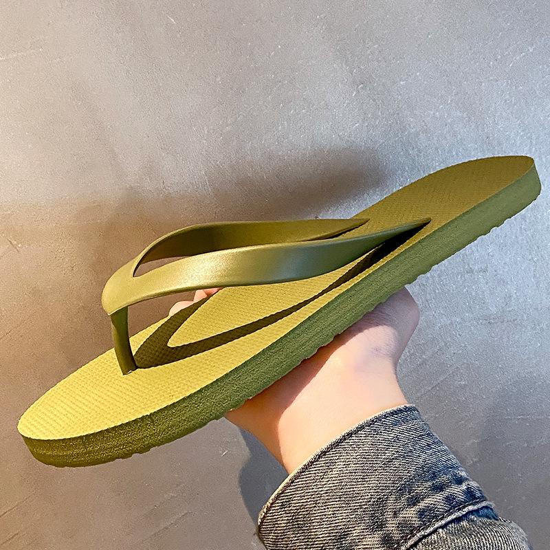 Men Flip Flops Indoor Bathroom Summer Beach Fashion Breathable Casual Man Beach Slippers Outdoor Sandal Slide Zapatillas Hombre