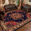 Персидский Ретро Ковер для Гостиной Декорация Дома Утолщенный Фланелевый Ковер для Зоны Дивана Ковры для Спальни Татами Нескользящий Напольный Коврик Бытовой