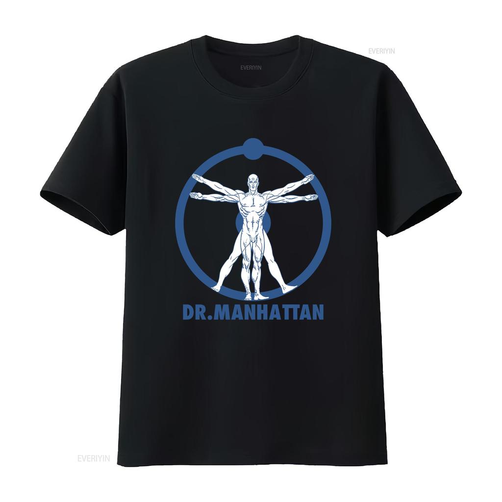 Vitruvian Dr Manhattan T Shirt for Men Watchmen Inspired Design Available in Sizes Stylish and Comfortable vintage Washed