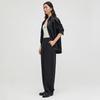 Women's Comfortable Drape Straight-Leg Trousers