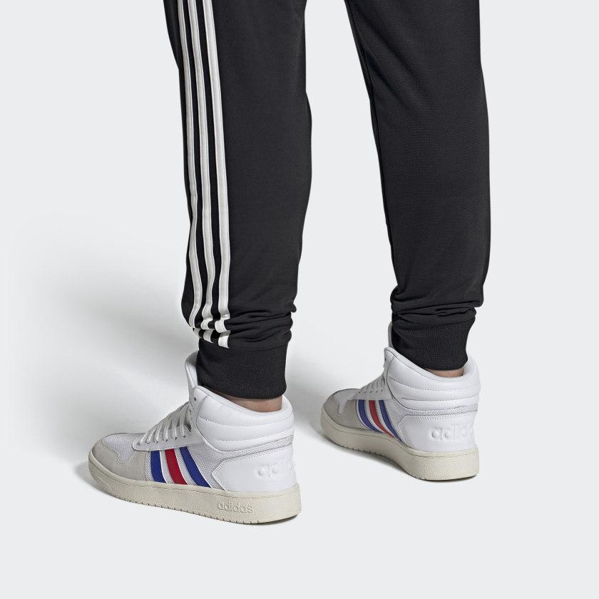 Adidas Кроссовки Hoops 2.0 Mid 'Белый Королевский Алый' FW8252