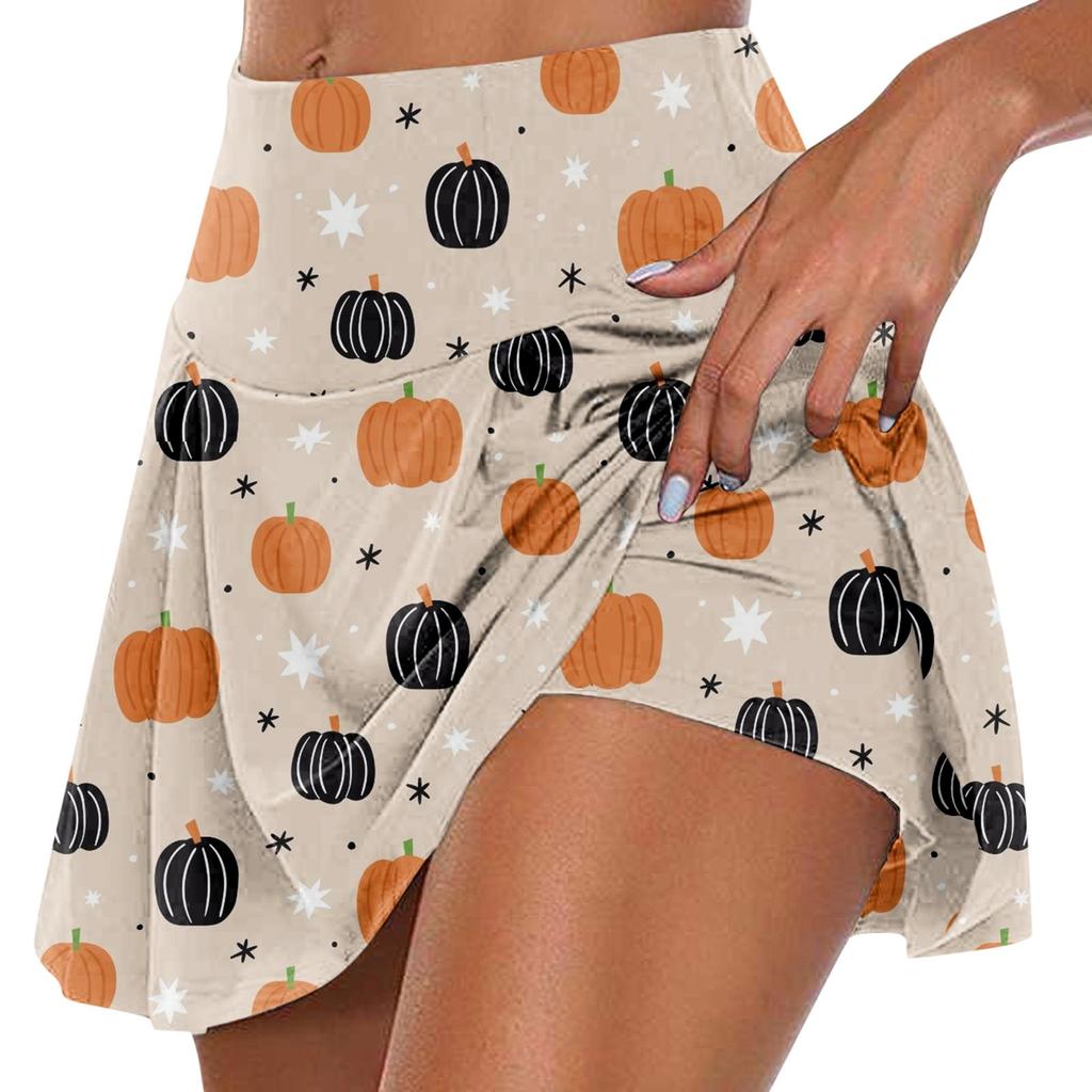 Женские спортивные эластичные плиссированные теннисные юбки для бега, йоги, внутренние шорты, эластичные спортивные шорты для гольфа