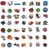 50 Sheets Q Version Avengers Waterproof Cartoon Stickers for Scrapbook Decoration, Self-Adhesive.