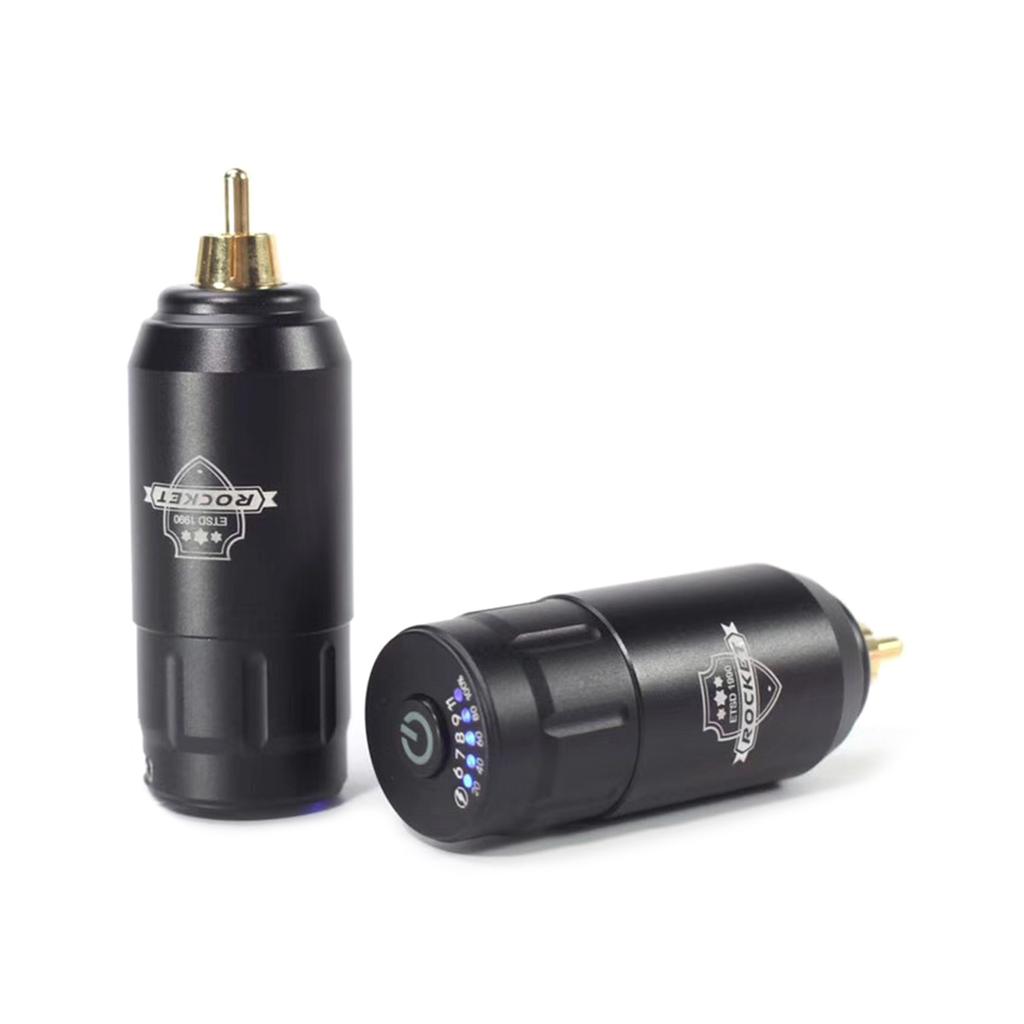 1200mAh Professional Tattoo Pen Battery RCA Connector Mini Wireless Power Supply For Tattoo Machine Pen Accessory