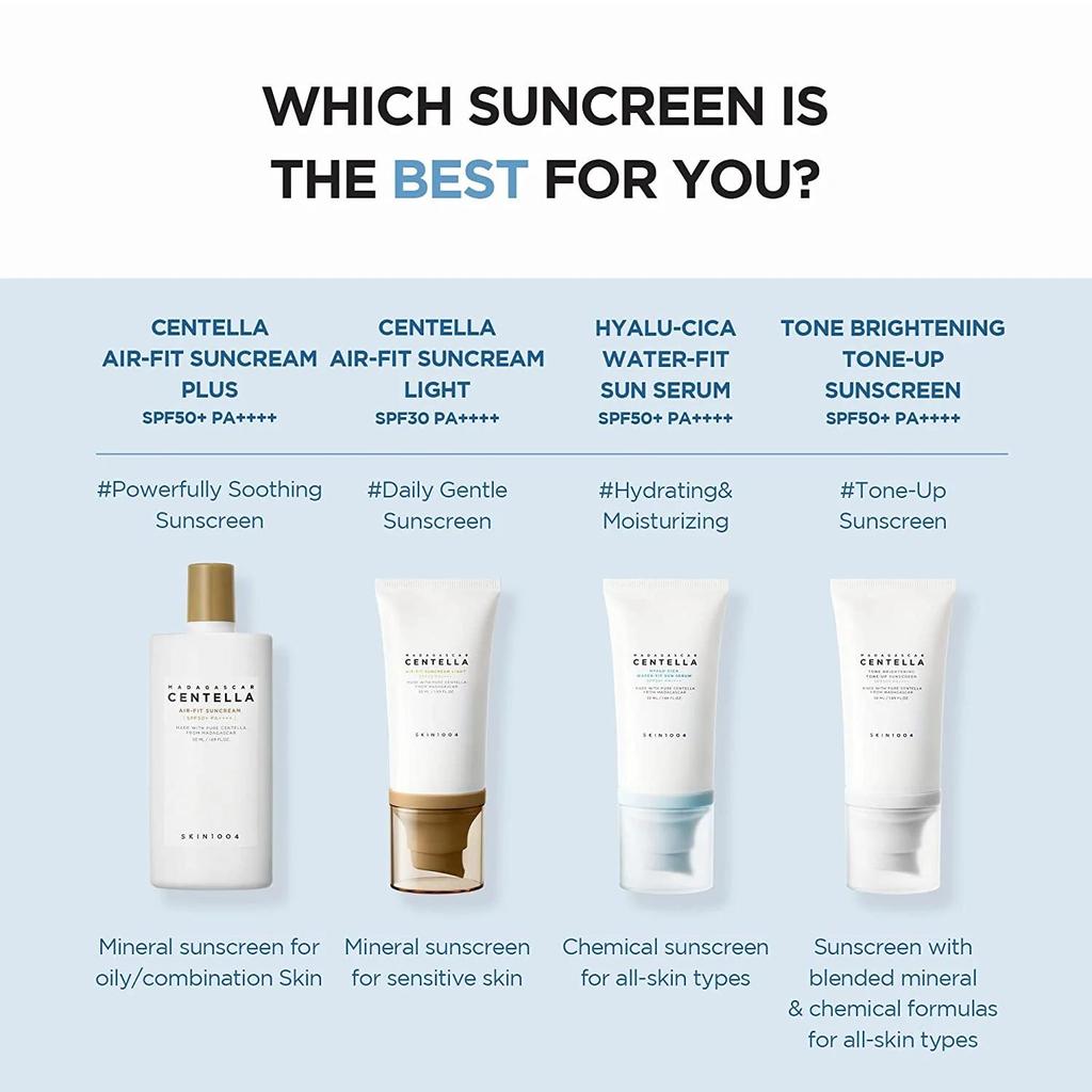 Skin1004 Мадагаскарская центелла Hyalu-Cica Water-Fit солнцезащитная сыворотка 50 мл SPF50+ PA++++