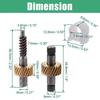 1set Convertible Top Latch Motor Gear Repair Kit for BMW E36 E46 E64 93-05 Convertible 67618370816 Auto Accessories