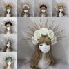 Parts Handmade DIY Crown Material Kits Wedding Headpiece Sun Goddess Headwear Gothic Lolita Tiara