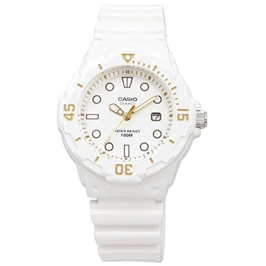 CASIO аналоговые наручные часы LRW-200H-7E2V женские детские Дешевые глянцево-белые модель для зарубежного рынка.