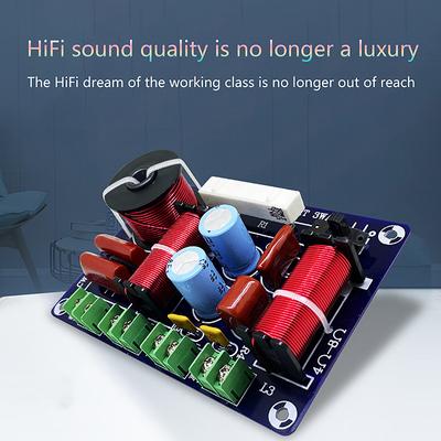 Фильтры кроссовера стерео аудио Hifi Circuit Treble Medium Bass 3-полосный 250 Вт 850 Гц/5200 Гц делитель частоты Diy Speaker Filter