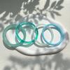 4Pcs/Set Resin Bangle Stackable Boho Bracelets Fashion Geometric Bracelets  Women