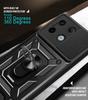 For Xiaomi Redmi Note 13 12 Pro Plus 5G 4G Case Car Magnetic Ring Holder Slide Camera Armor Shockproof Xiaomi POCO M6 X6 Pro