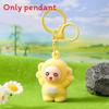 Teletubbies Tinky Winky Dipsy Cartoon Character Pile Coating Pendant Keychain