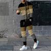 Trendy Designer Clothes 3D Print Oversize Suit Men Casual Long Sleeve Trousers Sport Tracksuit Graphic T Shirts Streetwear Sets