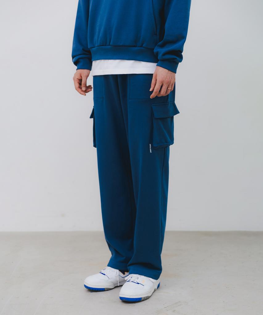 BAKKEN Fatigue Cargo Wide Training Pants Bk8907_Deep Blue
