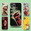 One Cartoon Punchs Man Phone Case For iPhone 16,15,14,13,12,11 Plus,Pro,Max,XR,XS,X,7,8 Plus,SE,Mini Transparent Shell