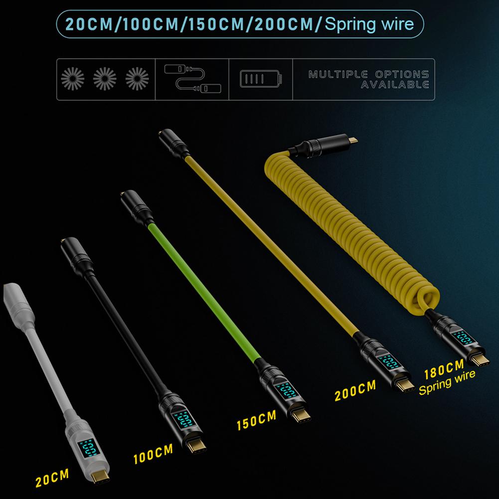 Кабель USB C-USB C Display Cable PD 100 Вт для быстрой зарядки 8K@60 Гц Type-C USBC Cable Type CC-C Cable для Macbook iPad Samsung