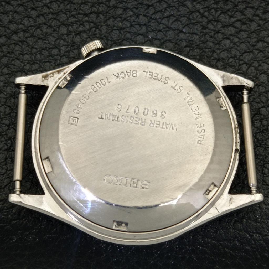 Б/У винтажные мужские часы SEIKO 5 AUTOMATIC JAPAN с черным циферблатом a435018-2 R122-a435018