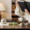 Guochao Qianli Jiangshan merchandise travel tea set outdoor car kung fu tea set home gift