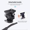 XILETU LS-1 Compact Video Fluid Head Pan Tilt Tripod Head Panorama Ballhead Tripod Mount Aluminum