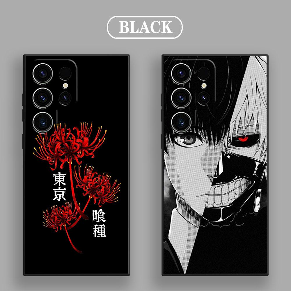 Чехол для телефона Tokyos Anime Ghouls для Samsung Galaxy S24FE Чехол S25 S23 S21 Ultra S20 S24 FE S22 Plus A35 A55 5G Чехол Кенс Канеки