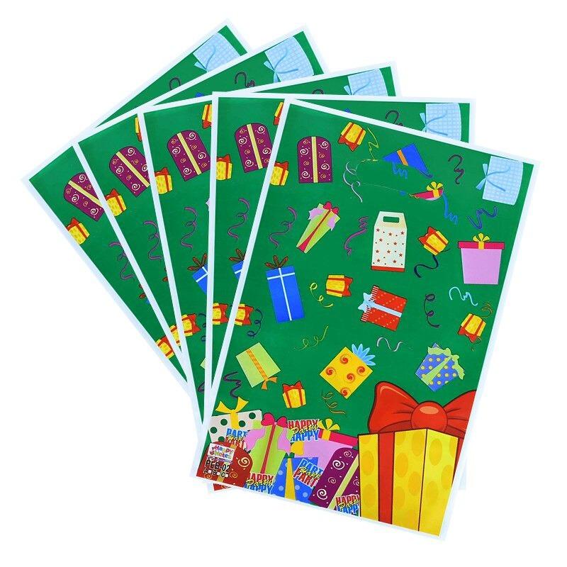 20Pcs Plastic Candy Bag Child Party Loot Bags Boy Girl Kids Birthday Party Favors Supplies Decor