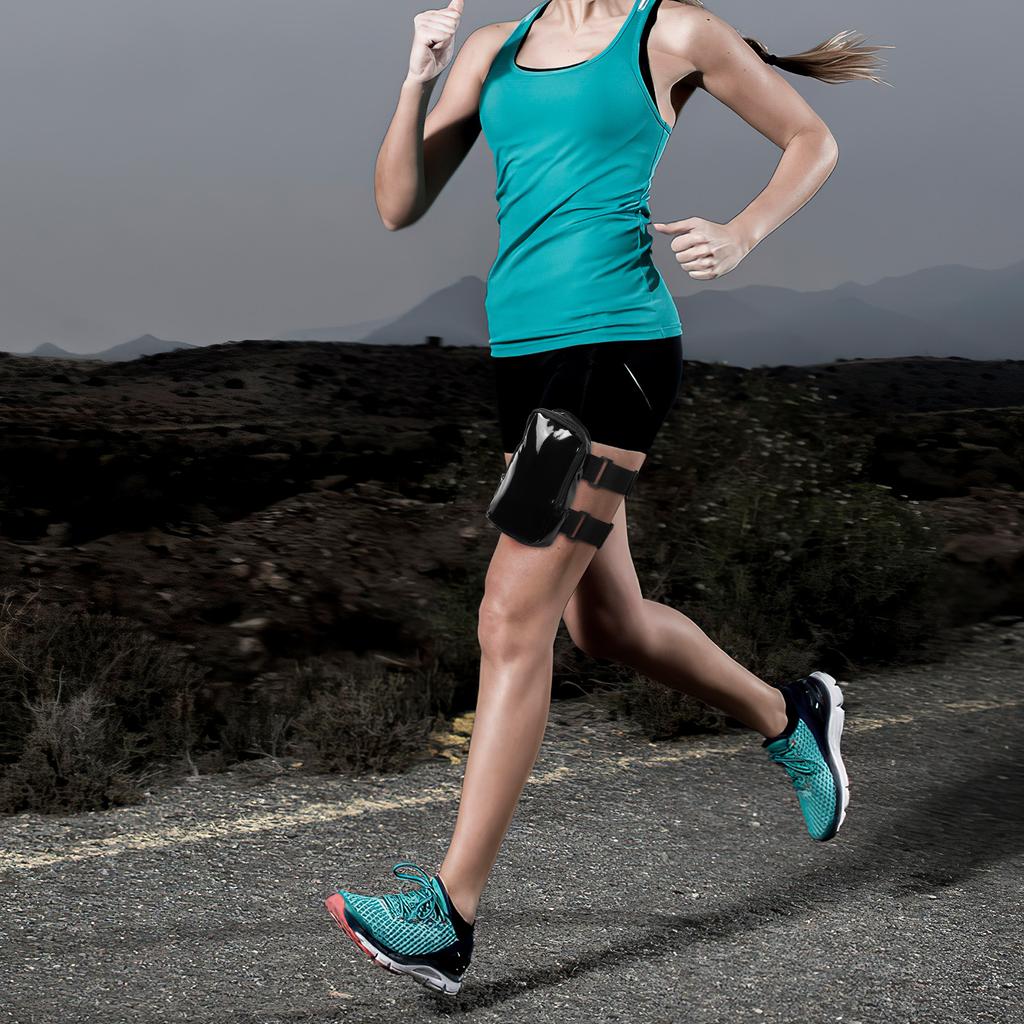 Черная набедренная сумка для женщин и мужчин, поясная сумка с регулируемыми ремнями и молнией, сумка для телефона, нагрудная спортивная поясная сумка