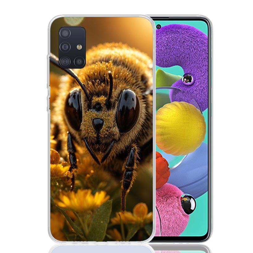 Bee Keeping Honey Animal Phone Case For Samsung Galaxy A52 A32 A22 A12 A02S A50S A30S A51 A31 AA71 Note 20 Ultra 10 S10 Plus Gal