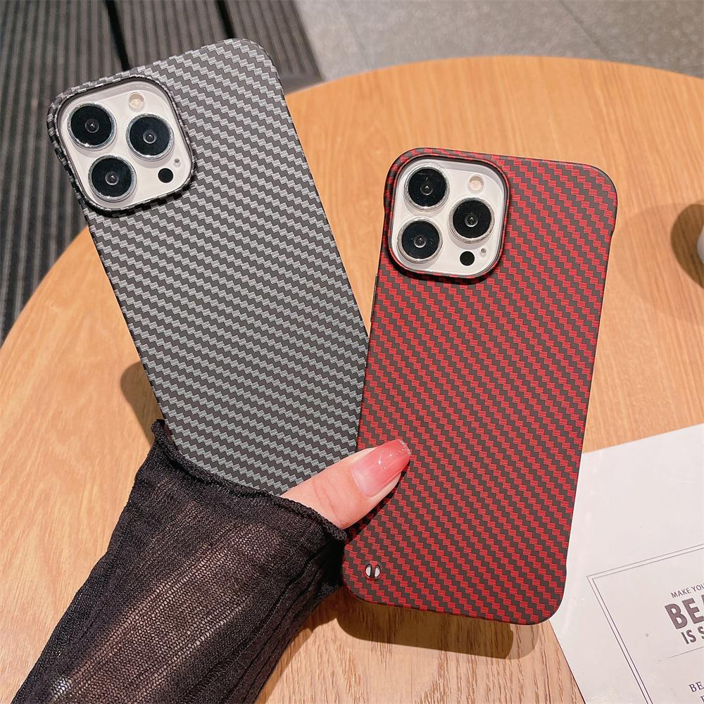 Матовый безрамочный чехол из углеродного волокна для Iphone 12 13 Mini 11 Pro Max X Xs Xr 7 8 Plus Se 3 Business, противоударный ультратонкий чехол