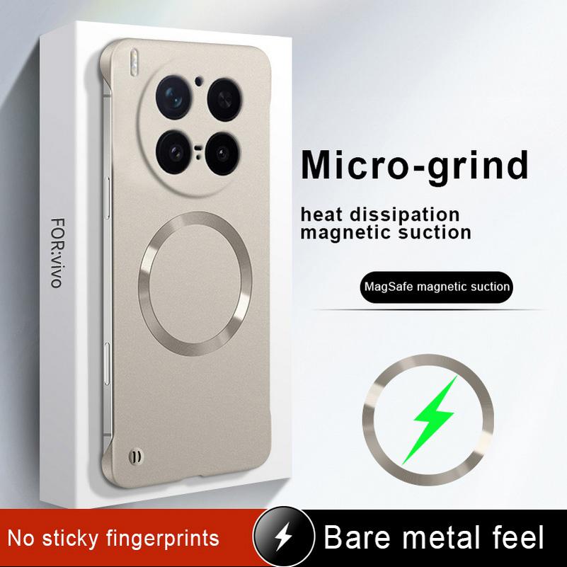 Тонкая рамка Магнитный чехол Magsafe для VIVO X300 Pro vivo x300 X200 Ultra X200s x200 Pro FE X100 Pro Защитная крышка для камеры