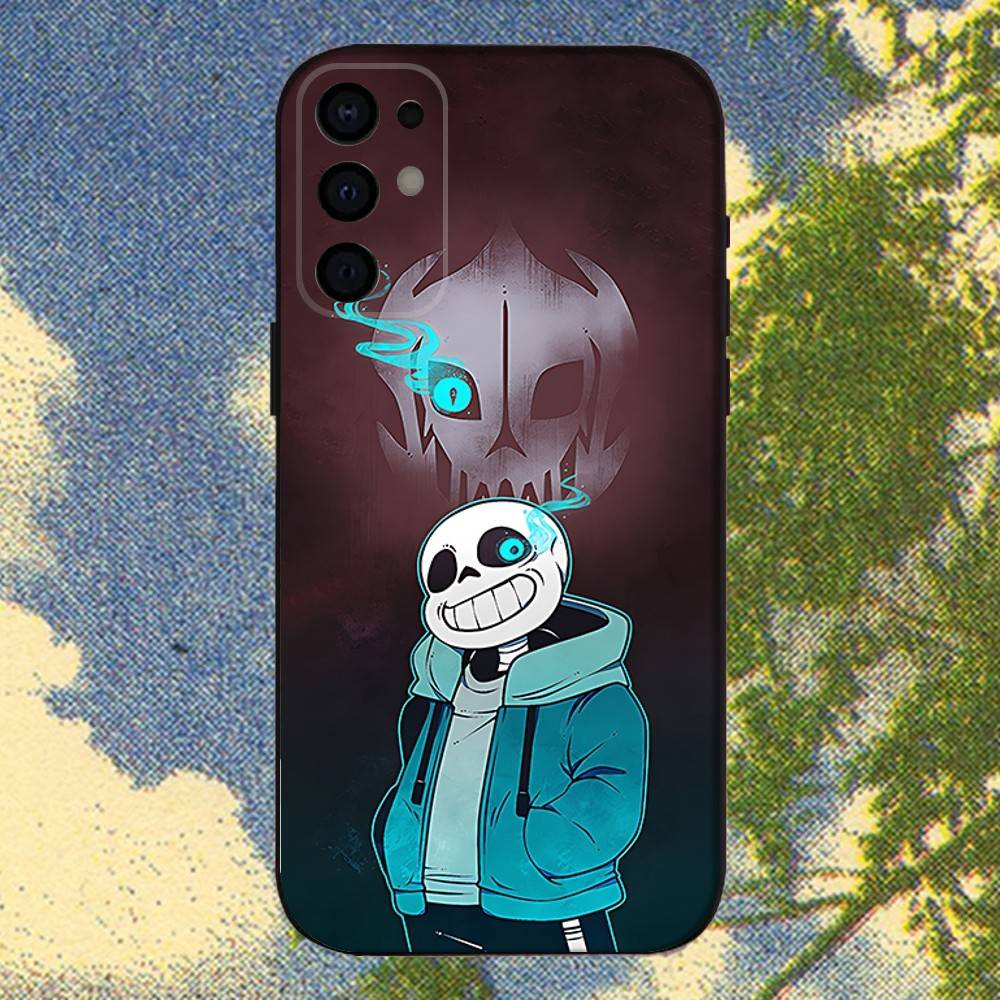 Чехол-подставка U-Undertale Sans для Samsung Galaxy S21 S25 FE S24 S23 Ultra S20 S9 S22 Plus S10, ТПУ