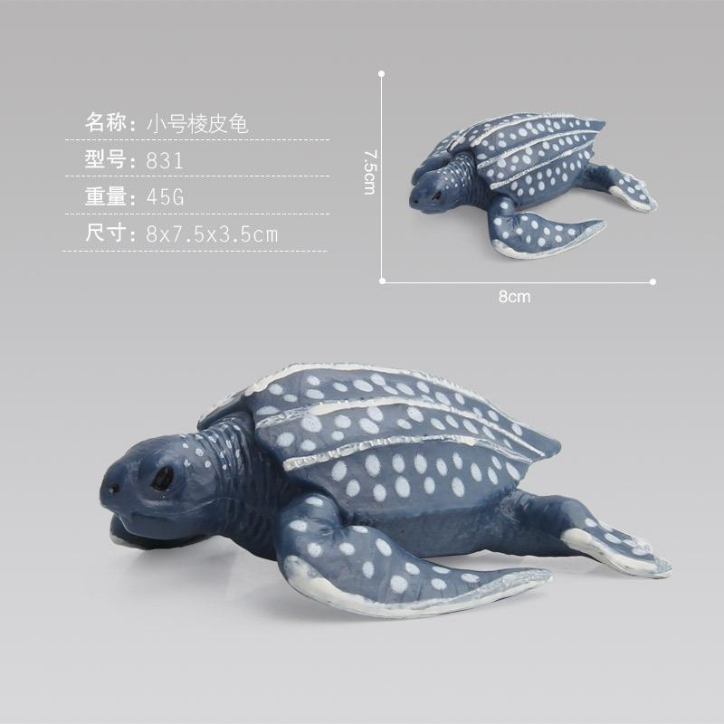 Simulation Animal Model Toy Turtle Doll Ornament Collection Static Animal Boutique Gift Gift