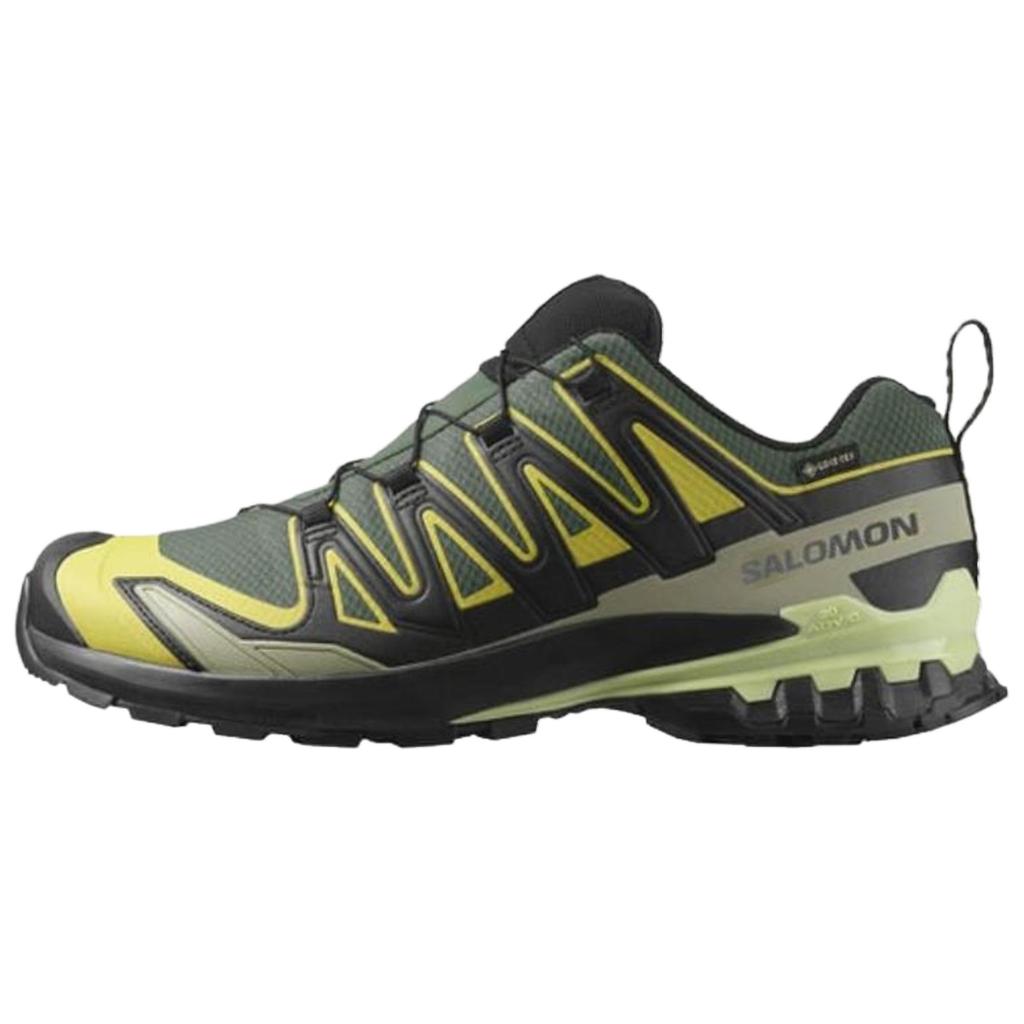 SALOMON XA Pro 3D V9 Comfortable Versatile Waterproof Support Trail Running Shoes Men Running Shoes Green 479804