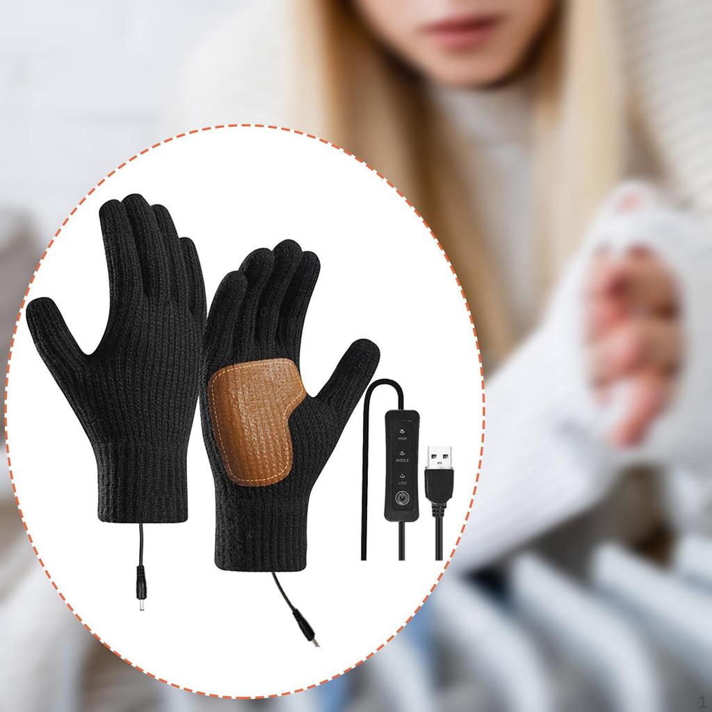 USB Перчатки с подогревом Портативные Легкие Грелки для рук для Рыбалки Пешего туризма Катания на лыжах