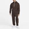 Nike Пуловер с длинным рукавом и вышитым логотипом, мужская толстовка с капюшоном, коричневая DX1356-237
